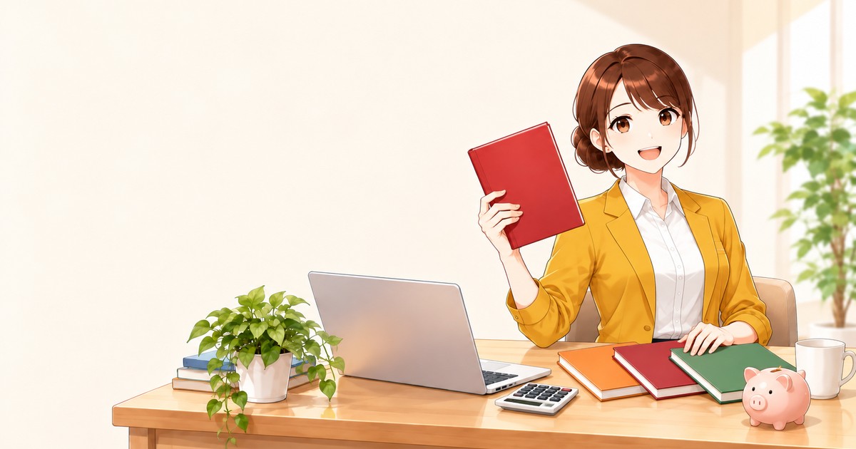 FP2級の通信講座を比べる女性
