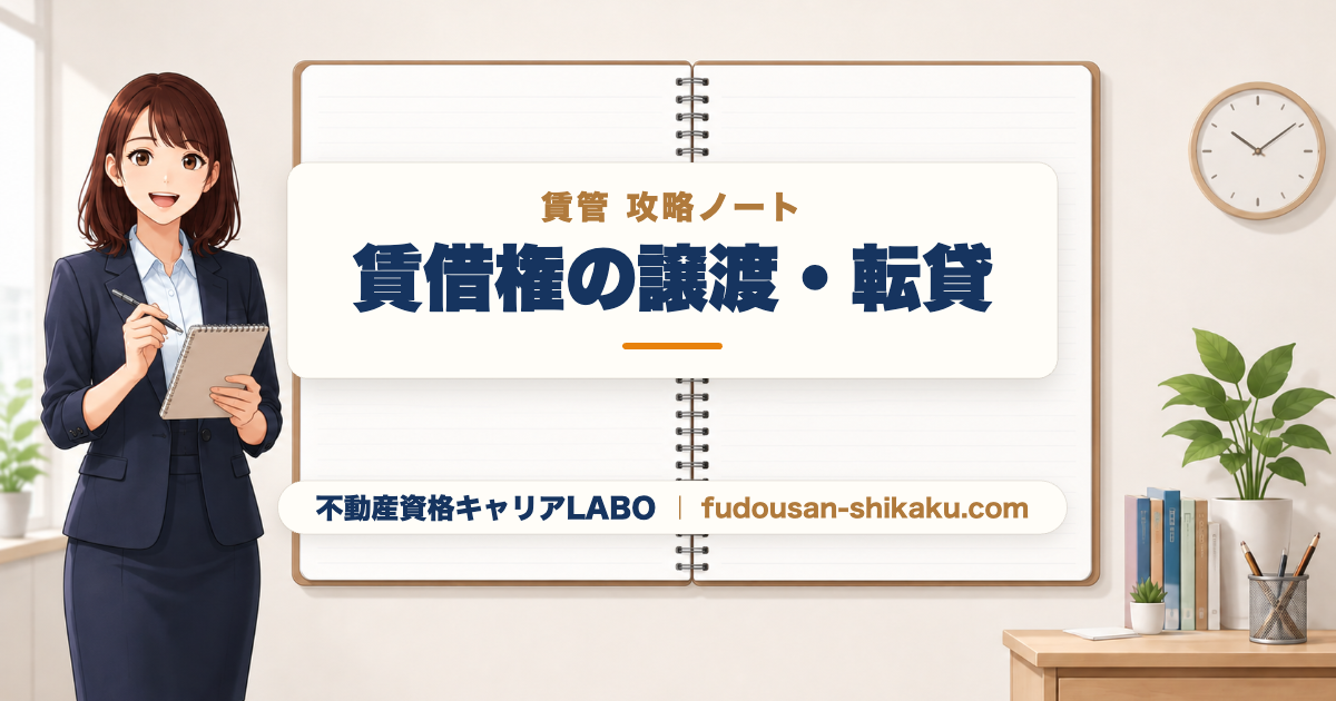 賃借権の譲渡・転貸｜賃管攻略ノート