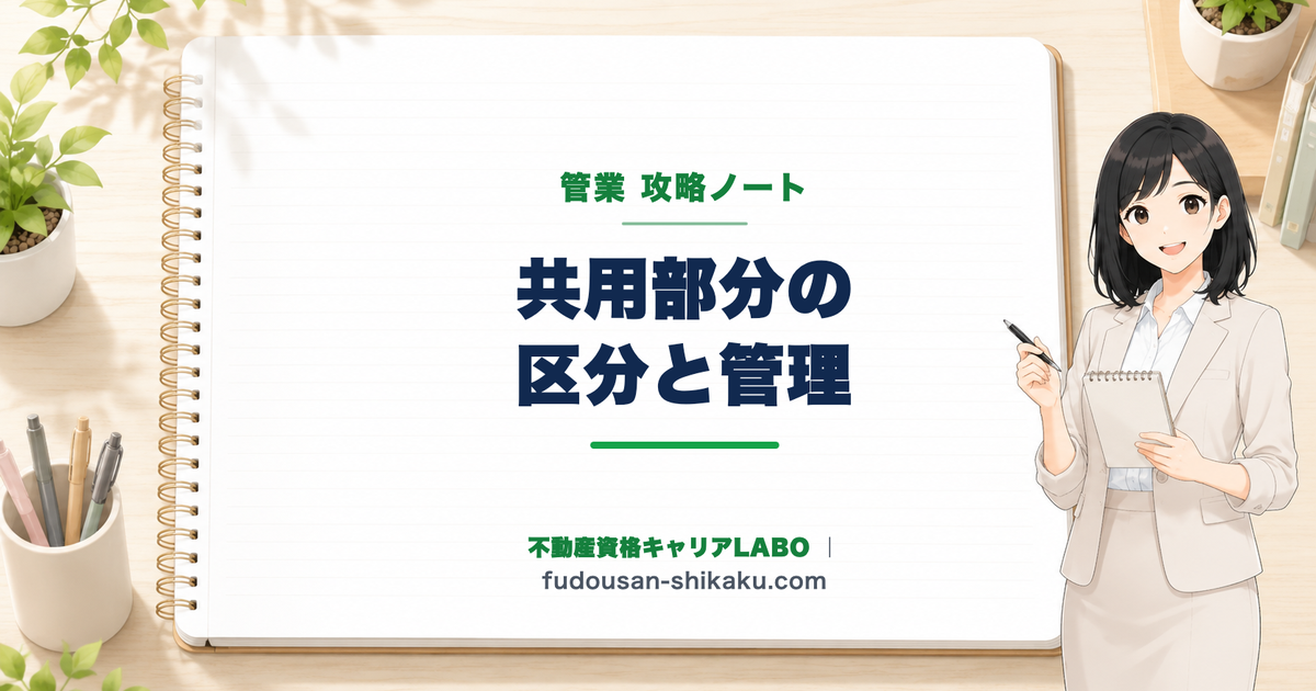 共用部分の区分と管理(区分所有法4・17・18条)|管業攻略ノート