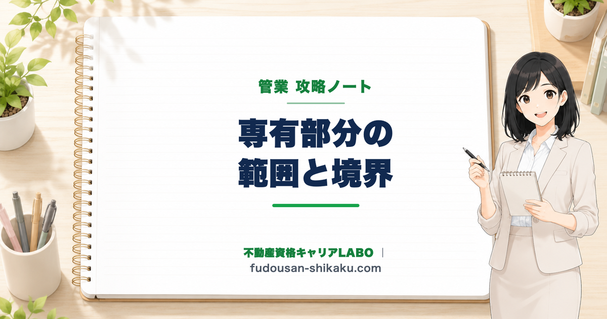専有部分の範囲と境界(標準管理規約7・8条)|管業攻略ノート