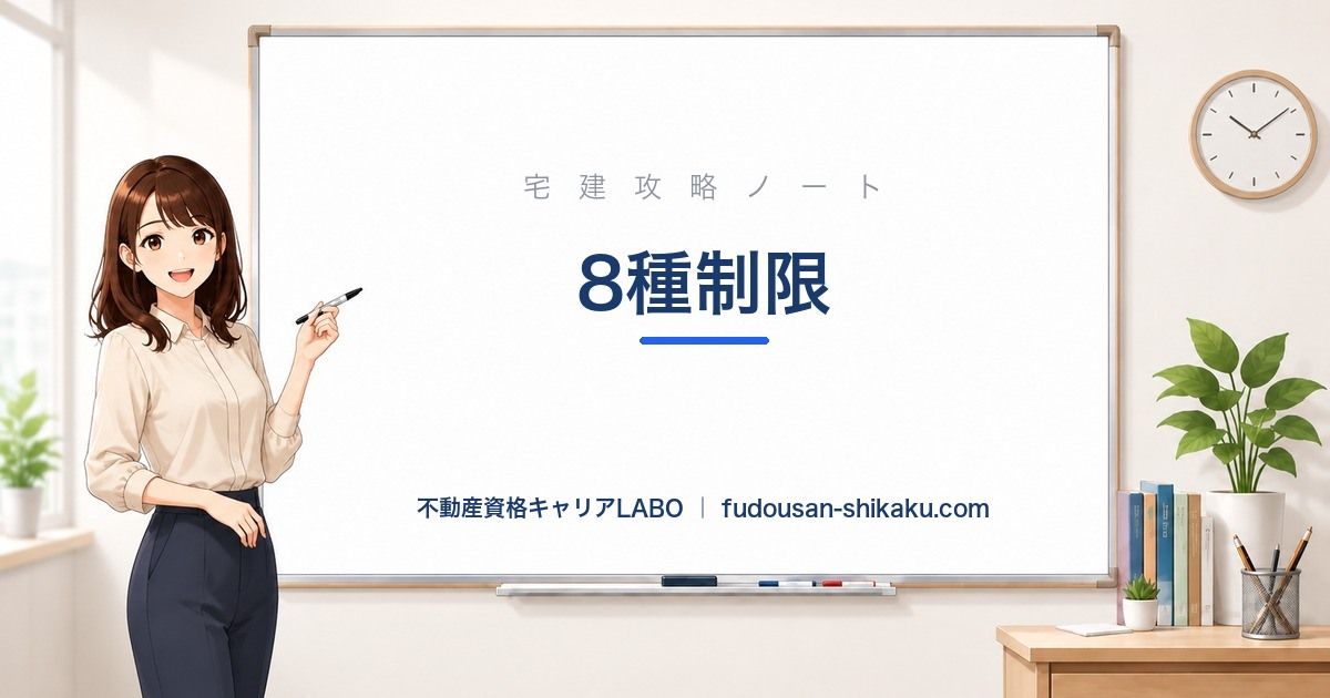 8種制限・手付金等の保全・クーリングオフ|宅建攻略ノート
