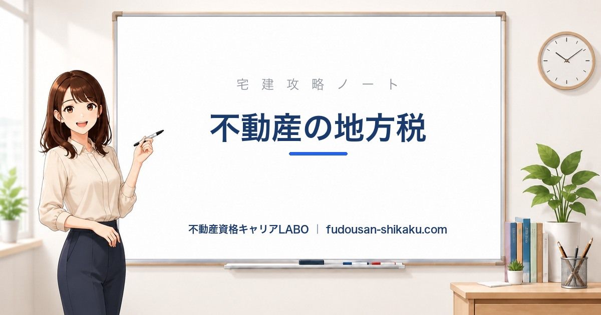 不動産取得税・固定資産税｜宅建攻略ノート