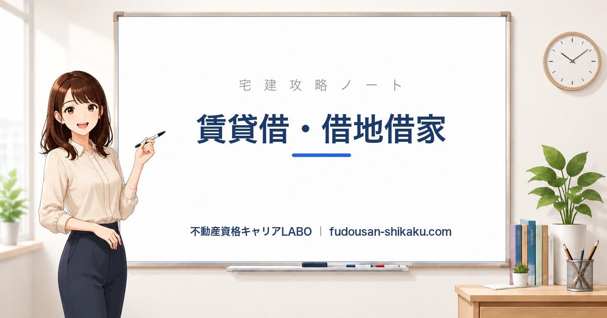 賃貸借・借地借家法|宅建攻略ノート