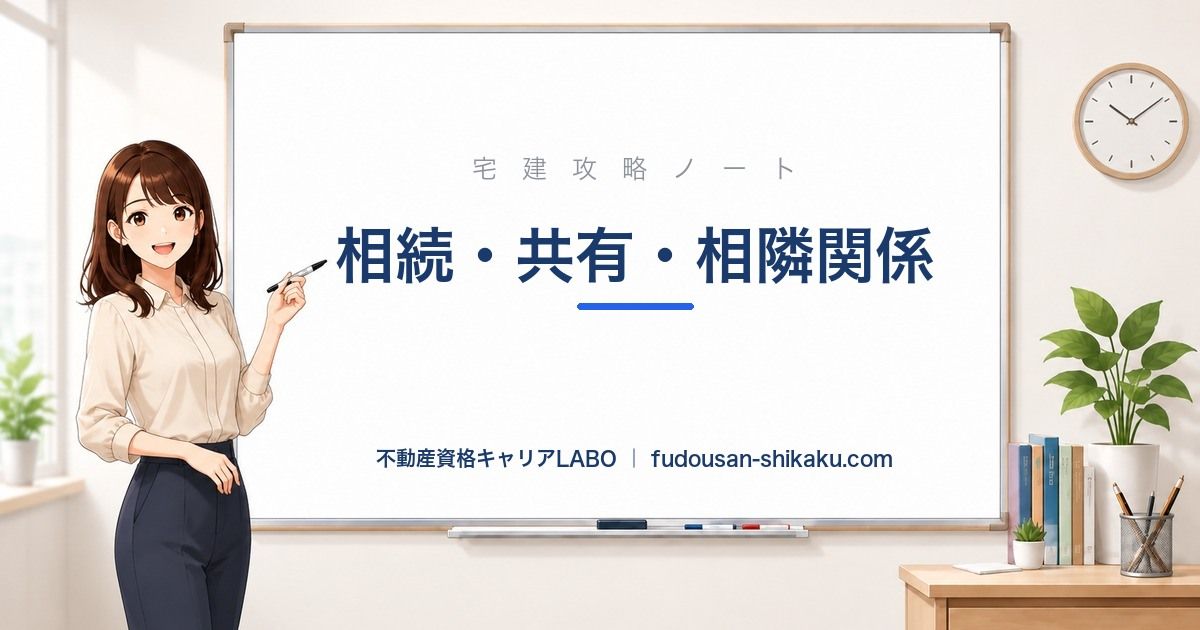 相続・共有・相隣関係｜宅建攻略ノート