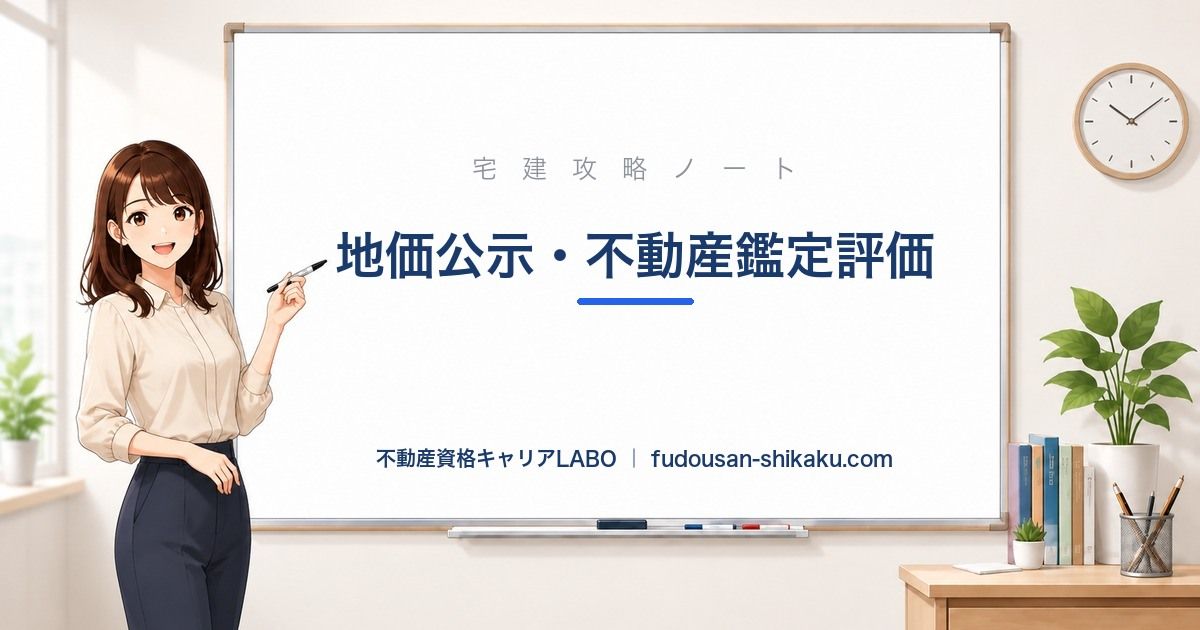 地価公示法・不動産の鑑定評価|宅建攻略ノート