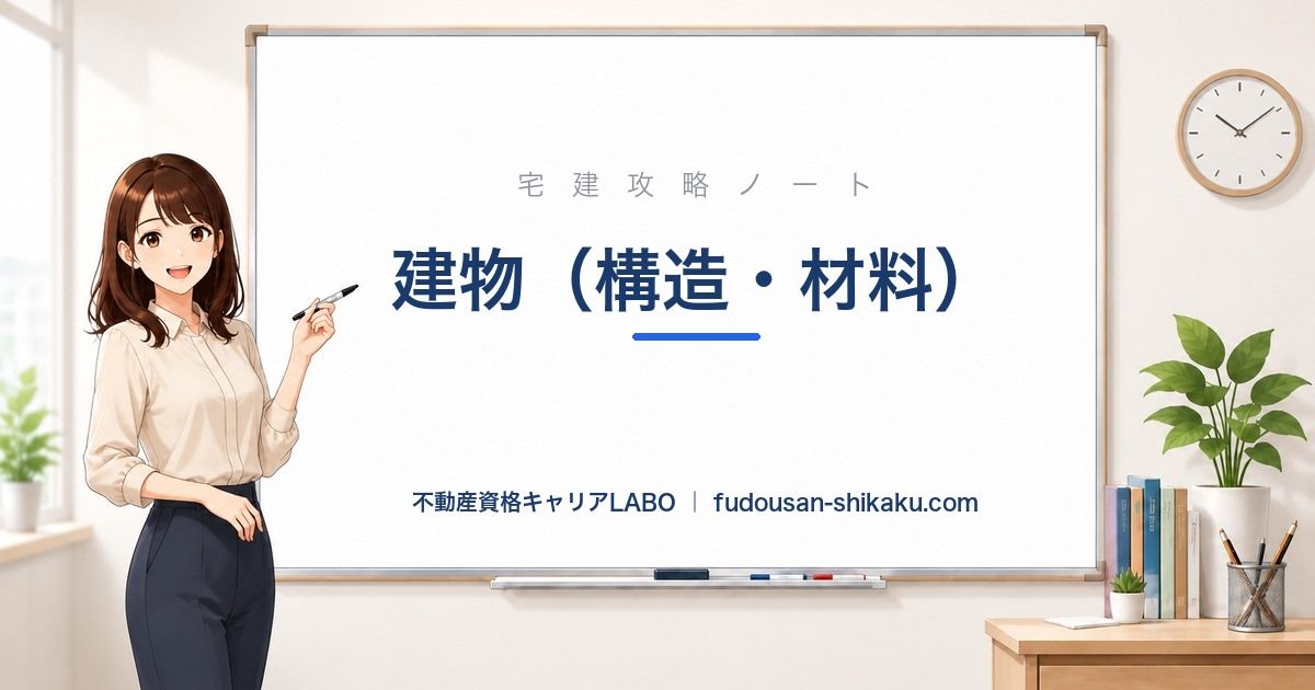 建物（構造・材料の基礎）｜宅建攻略ノート